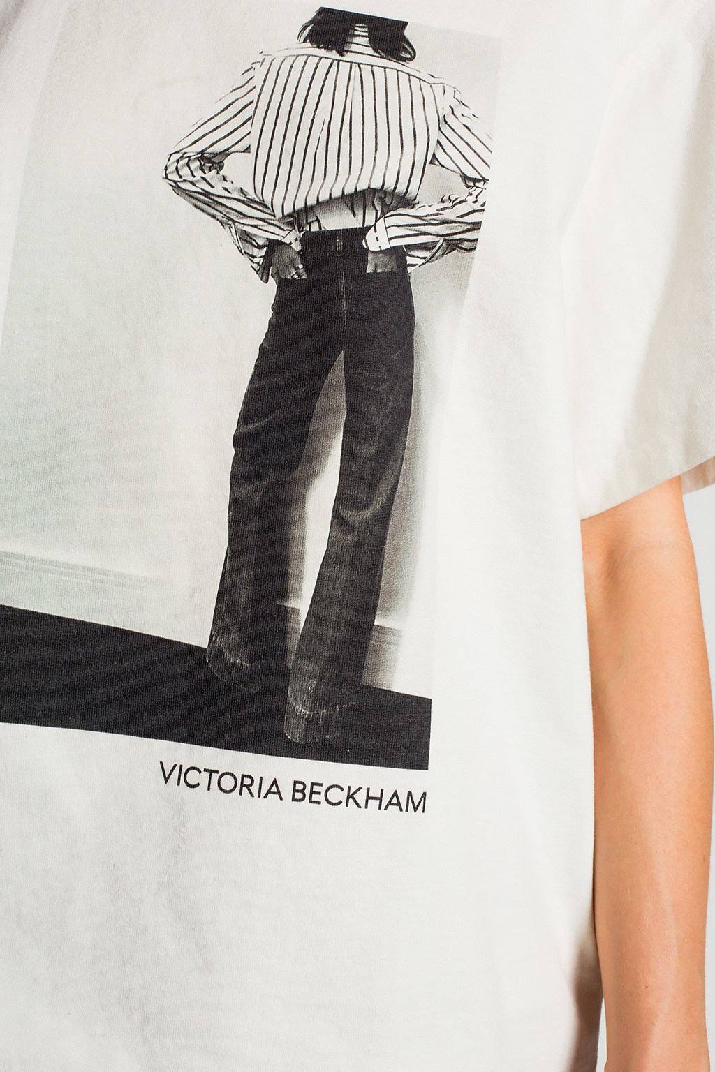 Victoria Beckham Logo T-shirt | Women's Clothing | IetpShops